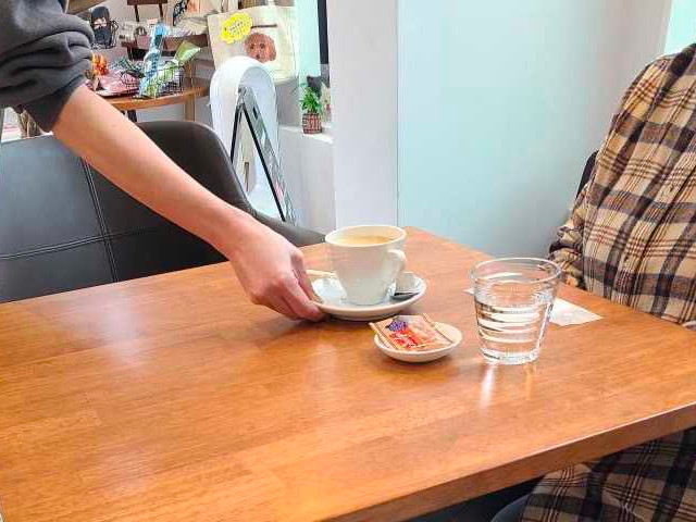 カフェ作業風景1