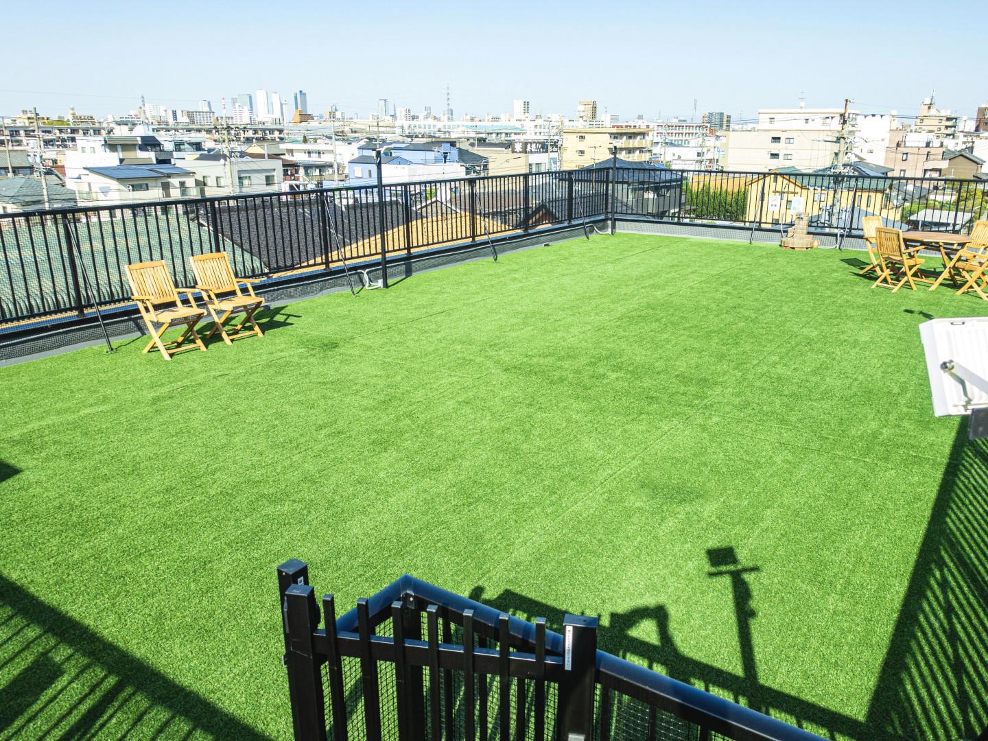 「Flat」屋上ドッグランの様子